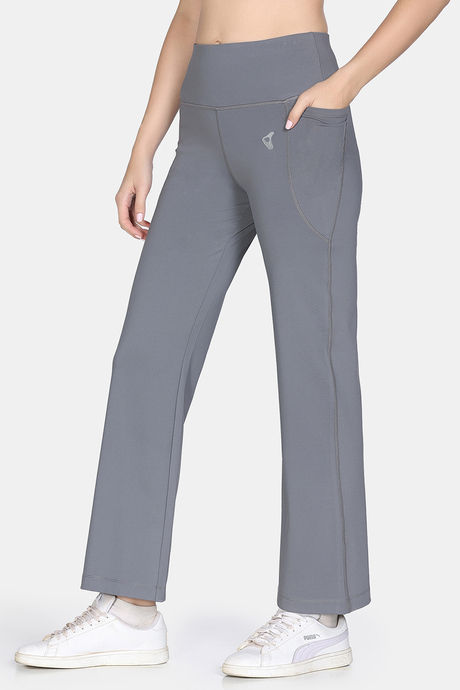 Zelocity Quick Dry Gym Track Pants - Steel Grey — image 2
